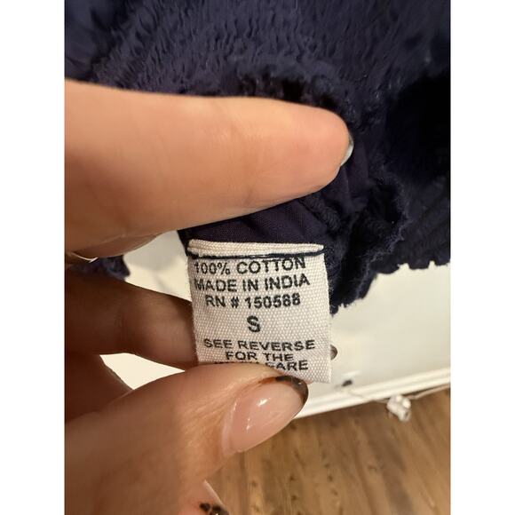 Hanna & Gracie Anthropologie Womens top with embroidered SIZE Small - Picture 7 of 8